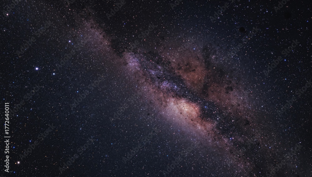 Fototapeta premium Distant celestial bodies in the cosmos, vastness of space