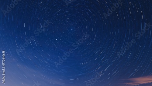 Wallpaper Mural Spinning of the night sky around the polar star Torontodigital.ca