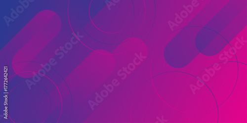 Abstract gradient geometric shape futuristic background
