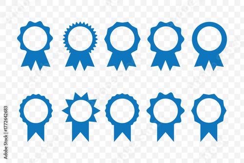 Approved or certified medal icon. Approval check symbol. Winning award, prize, medal or badge. Verified medal icon in flat style and line. Certified badge symbol, quality sign. vector illustration eps