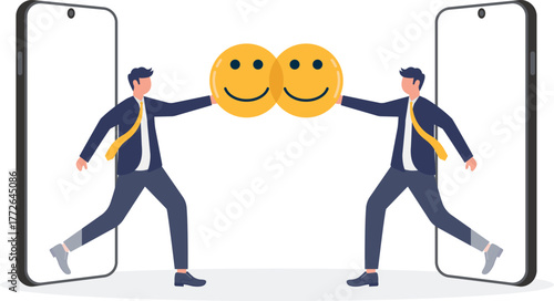  illustration of an agreement in efforts to gain market attention
