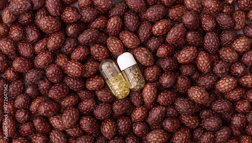 Sacha Inchi seeds come from a well-liked herb and can be processed into oil capsules. They serve as dietary supplements rich in various vitamins and omega-3 fatty acids.