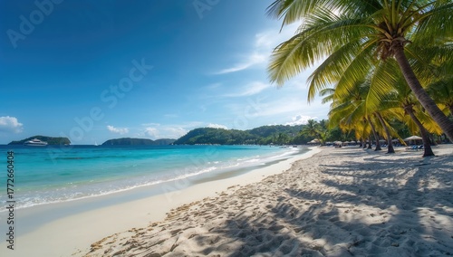 Wallpaper Mural Scenic Perspective of a Tropical Shoreline at an Island in a Coastal Province Torontodigital.ca