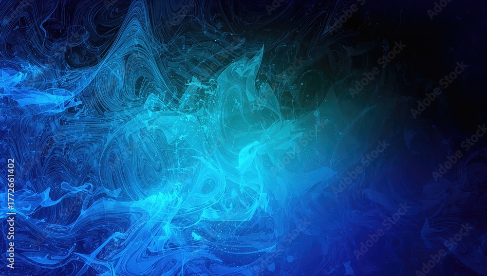 Obraz premium Futuristic abstract illustration featuring a gradient backdrop