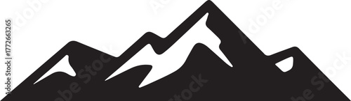 Mountain Range Vector Outline Icon