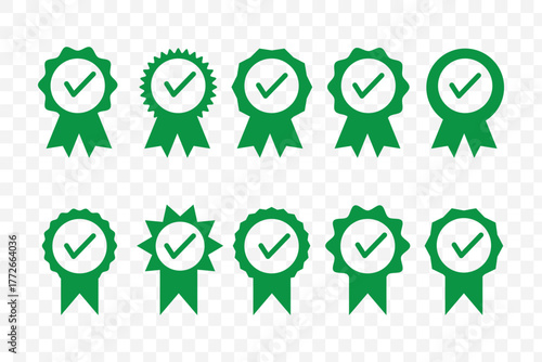 Verified badge icon tick symbol vector approved check mark icon. Set of Verified badge symbol collection. Profile verified badge. Guaranteed signs. Vector. blue Certificate badge Quality certify icon.