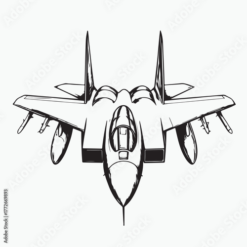 vector illustration of an airplane