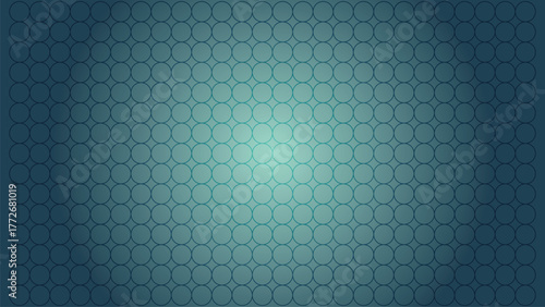 Background circle pattern with gradient in turquoise blue color, elegant and clean design