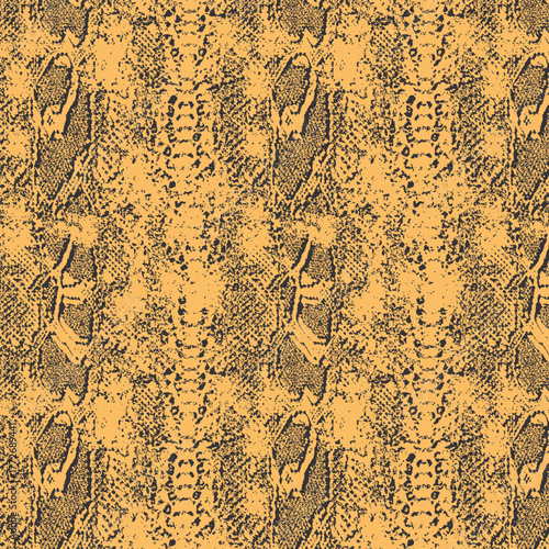 Seamless Snake Skin Pattern Texture | Exotic Reptile Leather Print Background | Fashion Animal Skin Design for Textile, Wallpaper, Fabric, and Luxury Packaging