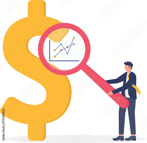 illustrating business financial performance evaluation

