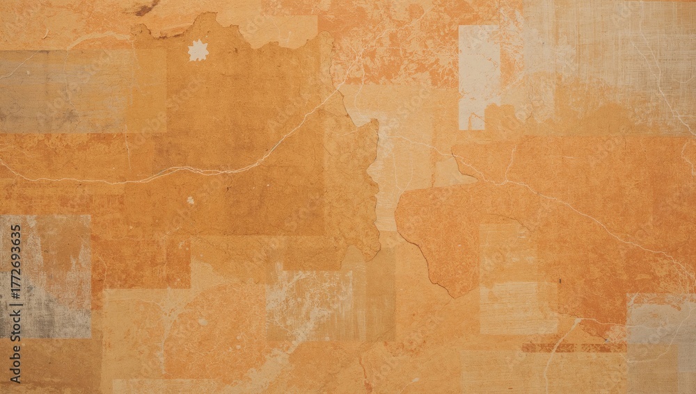 Fototapeta premium Substance resembling traditional aged Japanese parchment