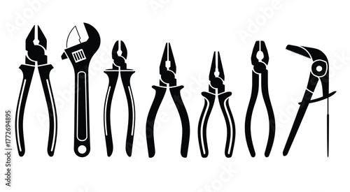 Scalable vector illustration of various hand tools for professional and diy projects vector