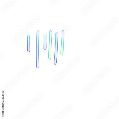 blue paper clips