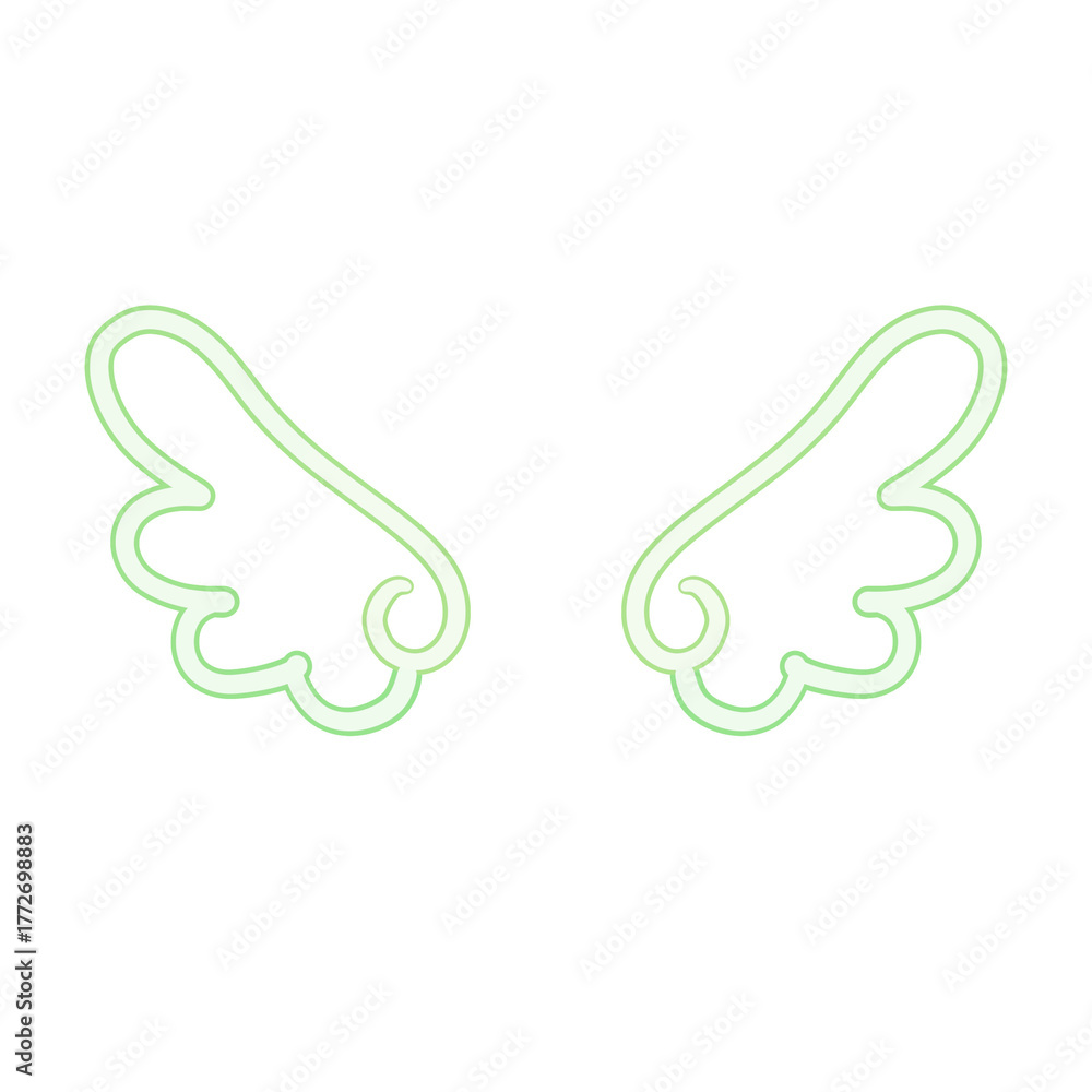 Fototapeta premium green wings