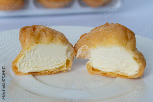 A French dessert made from choux pastry dough.