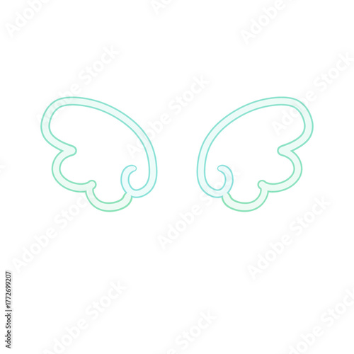 Blue wing