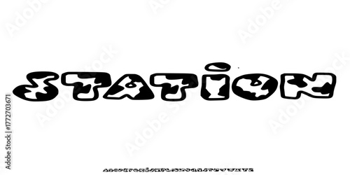 Elegant Font. Groovy Font. Graffiti Font. Creative Hand Drawn Uppercase. Street Art Classic Lettering Fashion Designs Typography modern serif decorative vintage concept vector illustration	