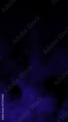 Mist a misty blue abstract background evokes a dreamy ethereal atmosphere. blue smoke motion loop video.