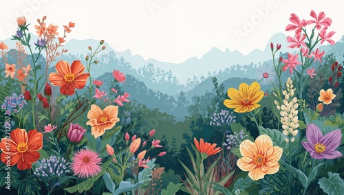 Exotic flowers thriving in cold weather, showcasing resilience in winter conditions