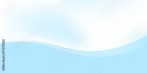 Abstract white wavy glowing lines on a blue background. Artistic Futuristic digital high-technology pattern. Health Care concept.