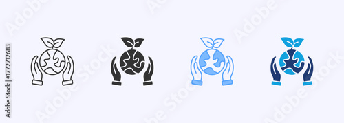 Environment Protection Icon Set Multiple Style Collection