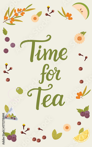 Time for Tea Decorative Banner