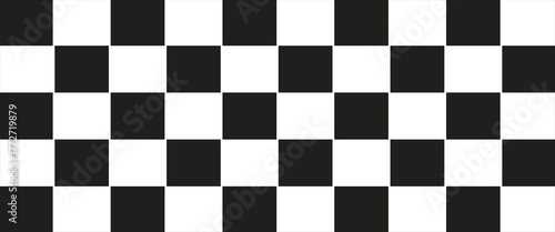 Black and white checkered pattern, Checkerboard seamless pattern. vectors