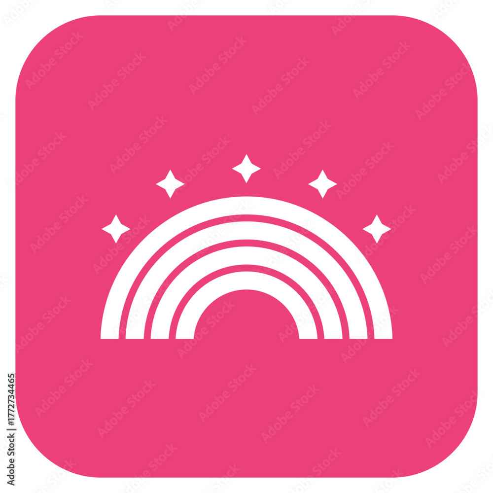 Fototapeta premium Rainbow Icon