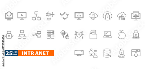 intranet outline icon sheet