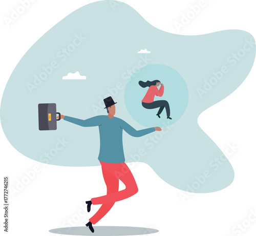 Mental health treatment, care and understanding about depression illness or psychotherapy to protect mental illness.about a man and his life.