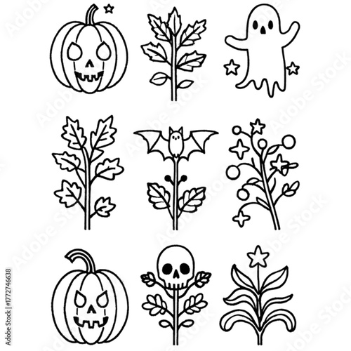 halloween pumpkin vector illustration