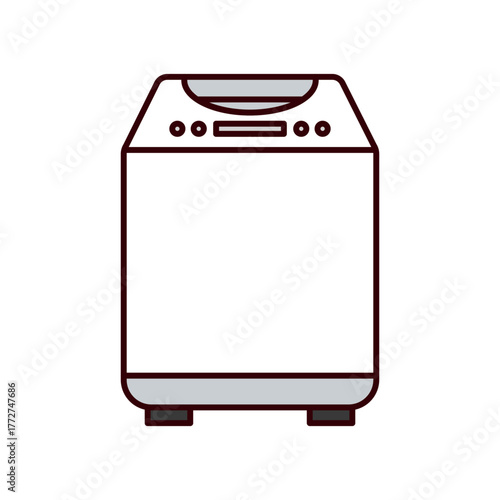洗濯機のイラスト