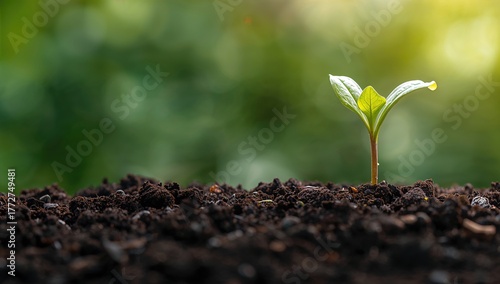 Environmental, social and governance concept, focus on sustainable growth and emission reduction