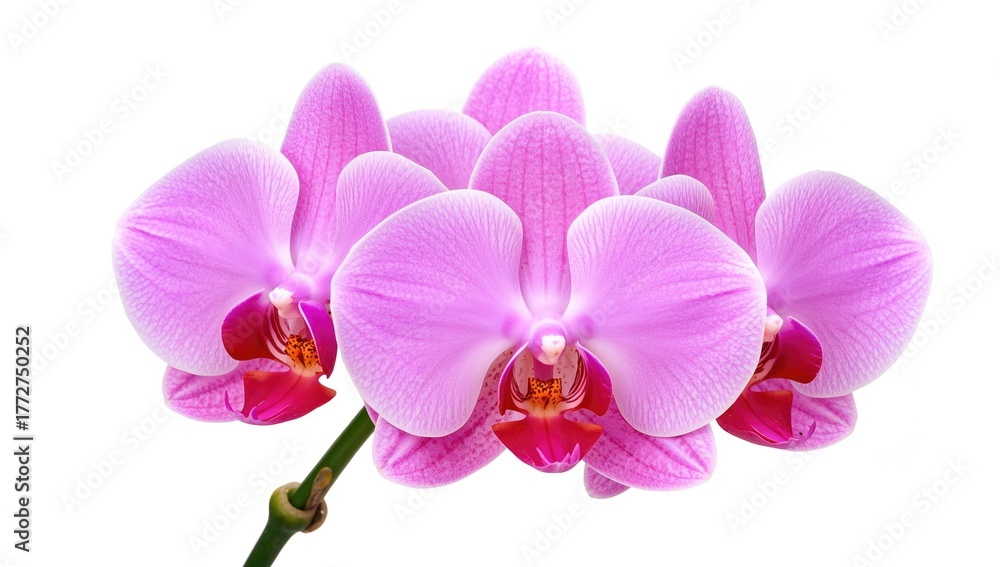 Obraz premium Phalaenopsis amabilis, the moon orchid, features delicate pink blooms in a natural setting