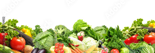 Fresh vegetables isolated