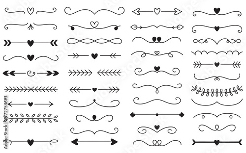 Decorative Dividers and Ornaments for Elegant Design Elements