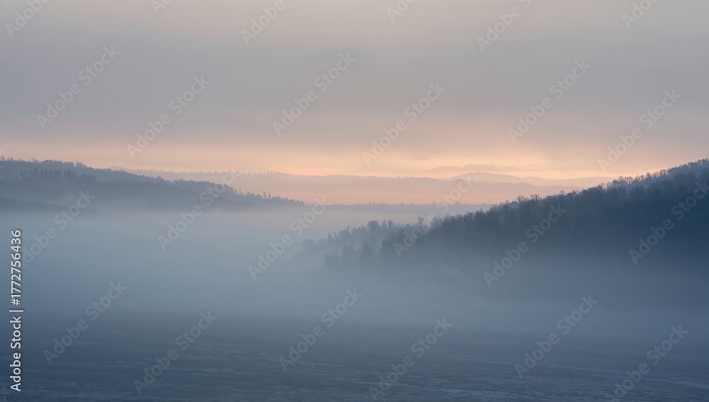 Fototapeta premium Misty Scenery Backdrop
