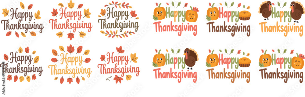 Fototapeta premium Collection of various essential items represented as modern vector icons for business and technology