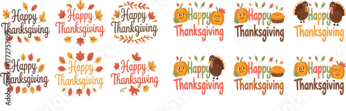 Collection of various essential items represented as modern vector icons for business and technology