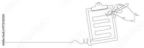 checklist line art style vector 2.eps