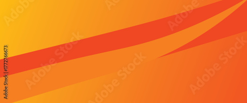 abstract orange background with dynamic waves layer, vector