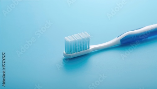 Close-up of a toothbrush ag...