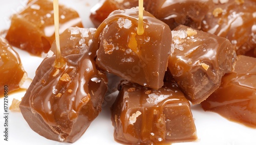 Close-up of salty caramel t...