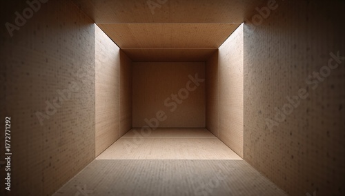 Framed view from within a c...