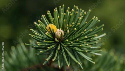 Close-up of fresh young Pin...