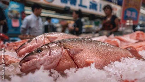 Close-up view of fish fille...