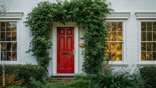 Crimson Entrance Door Flank...
