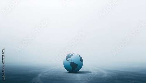 Isolated globe set against ...