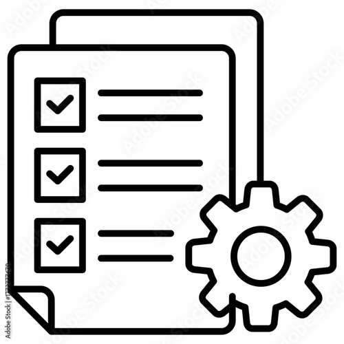 Grading Outline Icon