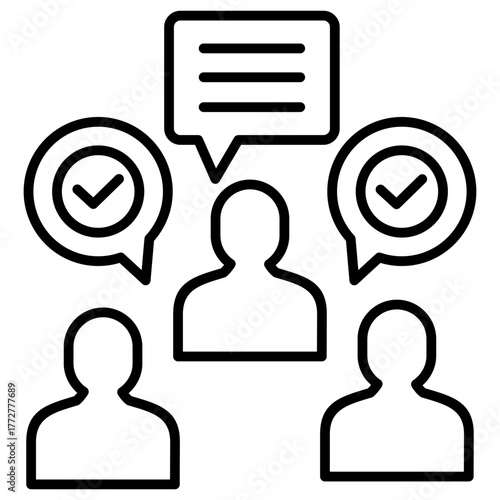 Interpersonal Skills Outline Icon